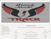 Tablet Screenshot of black-jacktrack.com